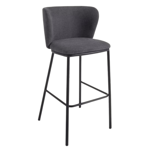 Taburete de Bar Ciselia Gris 01K LF