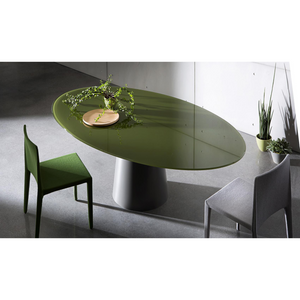 Mesa de Comedor Totem Elliptical NetGlass SOV