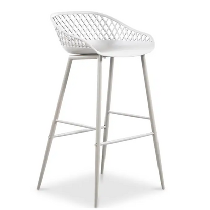Taburete de Bar Exterior Piazza White MOE