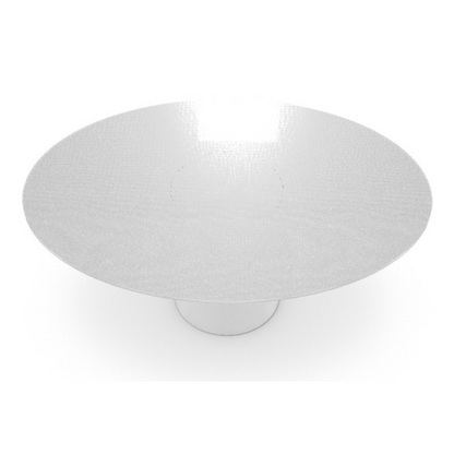 Mesa de Comedor Totem Elliptical White SOV