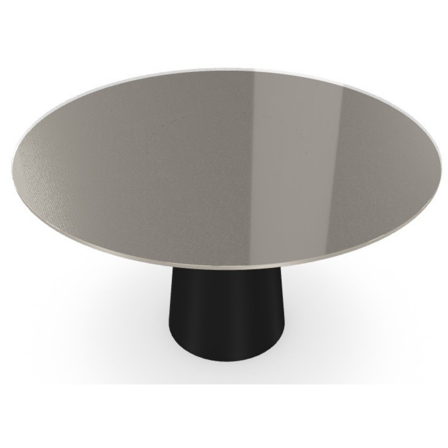 Mesa de Comedor Totem Round 130 Champagne SOV