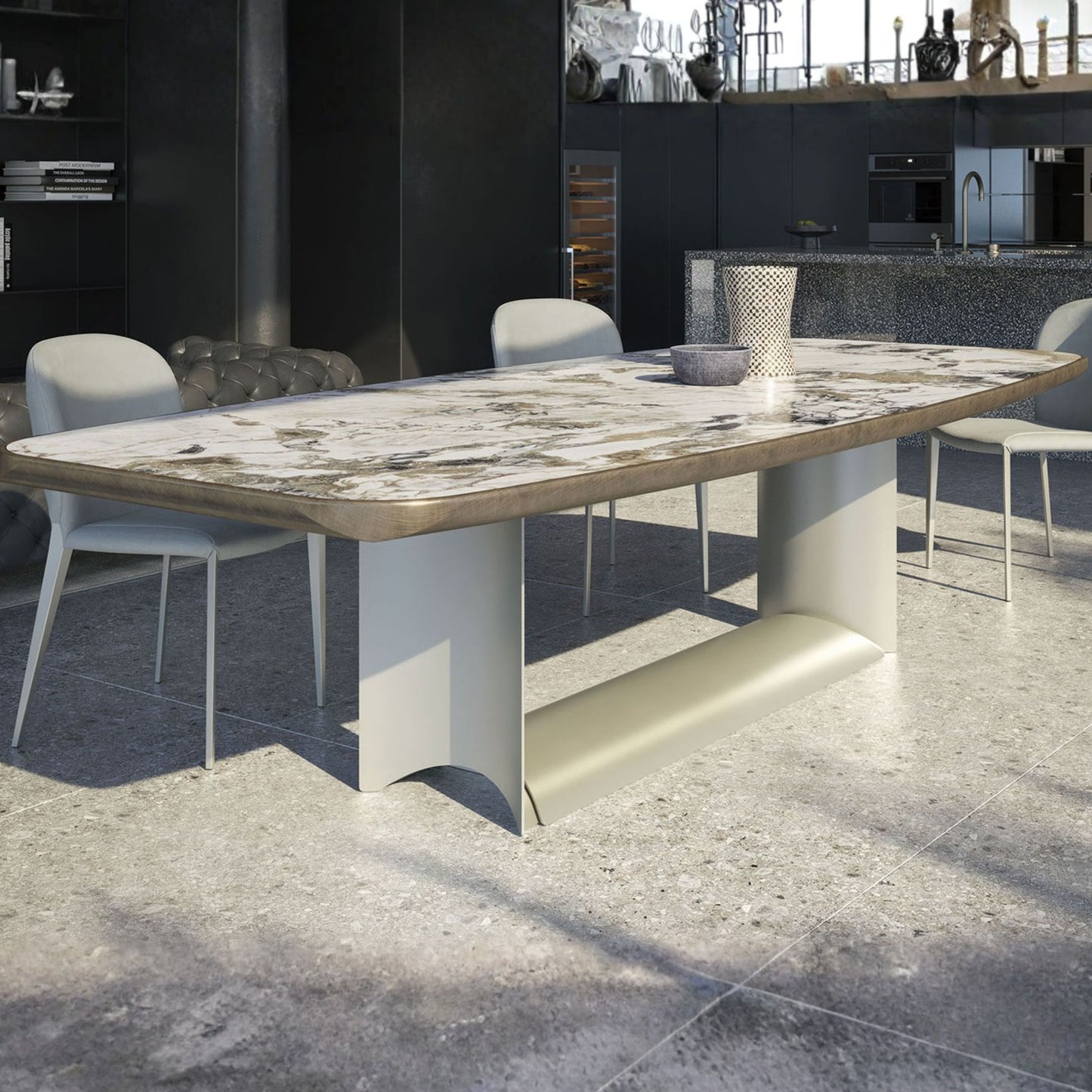 MESA DE COMEDOR DRAGON KERAMIK CAT