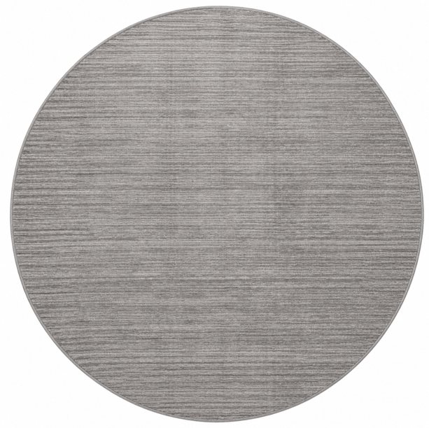 ALFOMBRA VISION REDONDA GRIS 12R SF