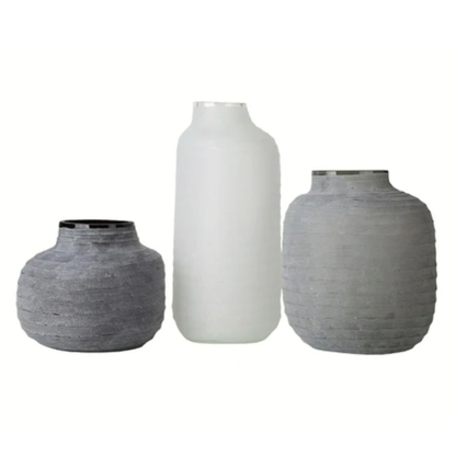 Tricolor class vase-Black