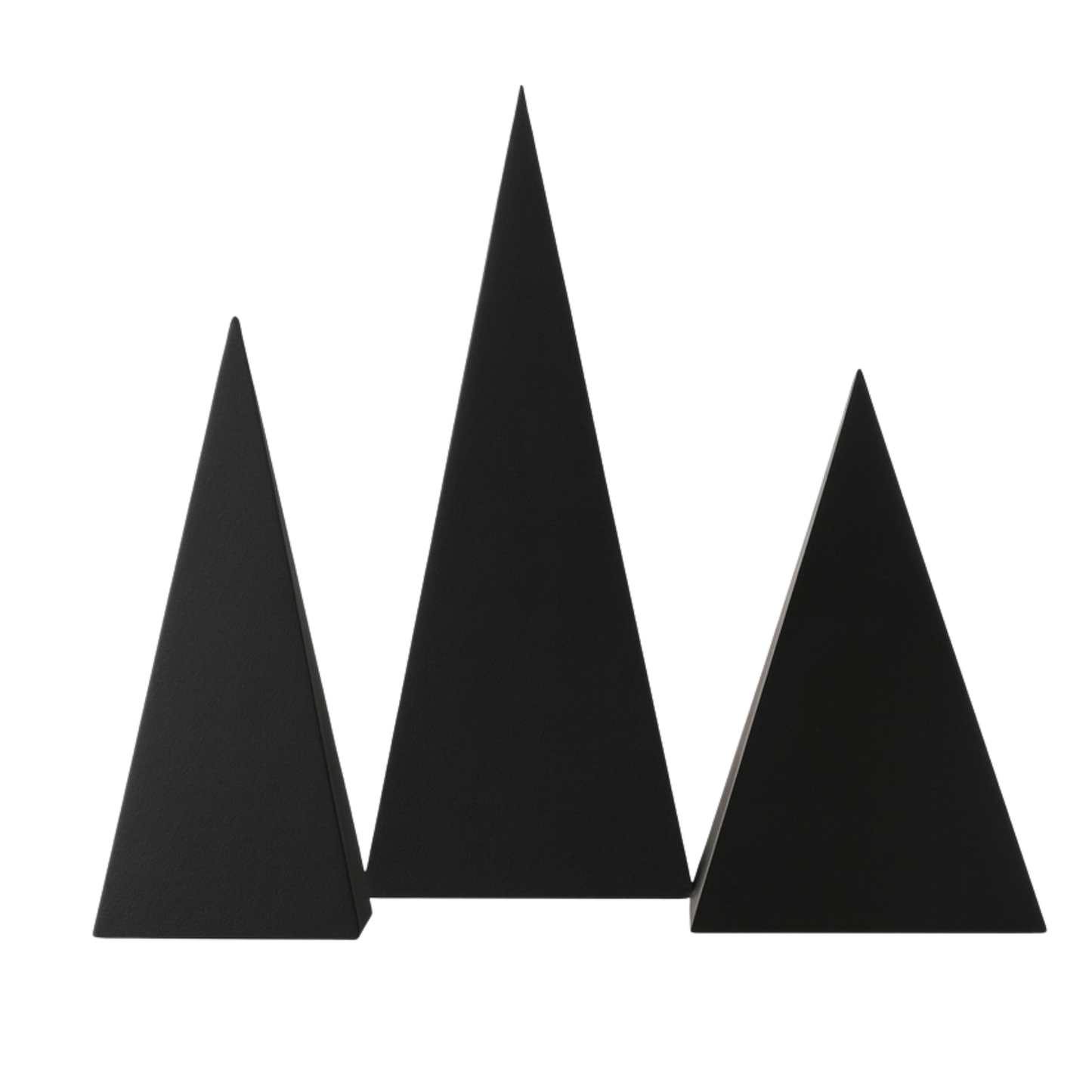 Black triangle decoration -A