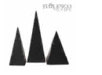 Black triangle decoration -A