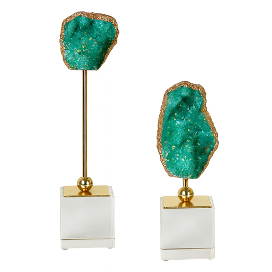 green agate decor