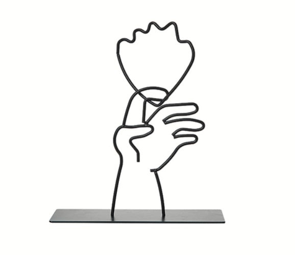 iron wire hand ornaments A