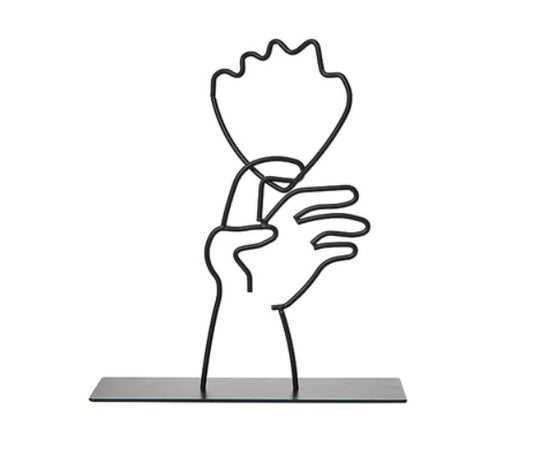 iron wire hand ornaments A