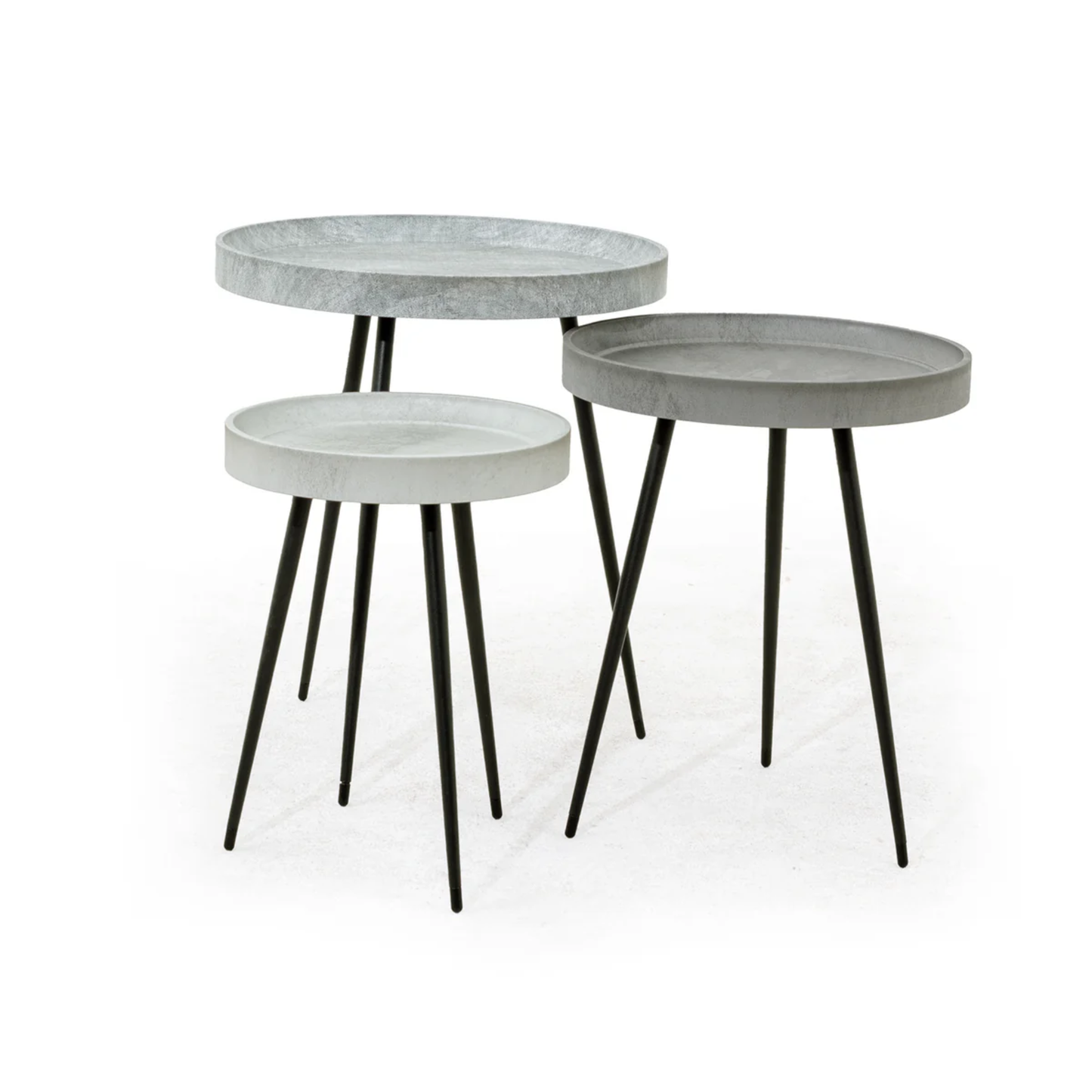 SET DE 3 MESA DE LADO LEON TG