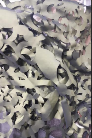 THROW RUNNER POMPOM CYPRESS