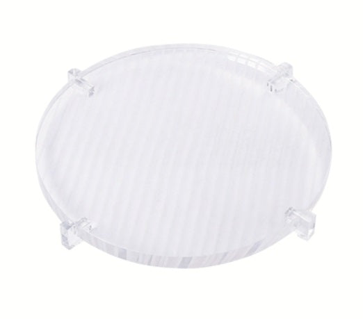 Transparent  glass tray