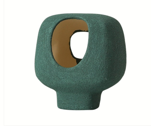 Double hole ornament Green