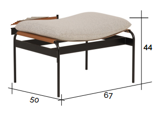 OTTOMAN PARA POLTRONA GDL