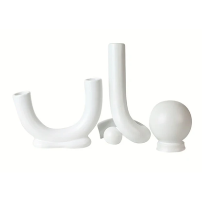 White abstract decoration-B