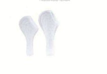 White Fan-shaped decor-Big size