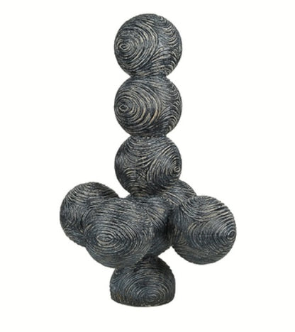 Wood grain ornaments black