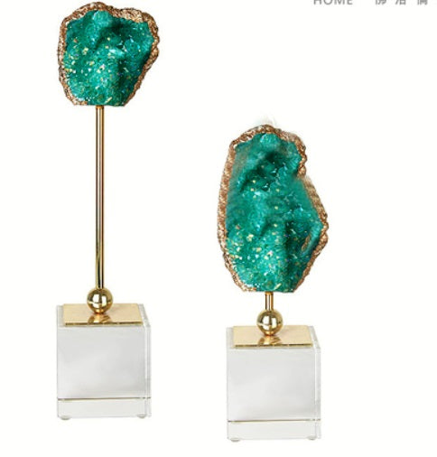 green agate decor