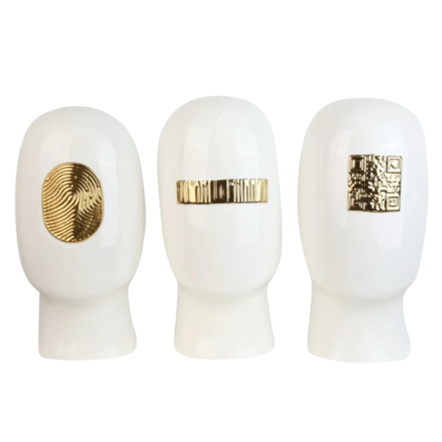 White figure decoration-A